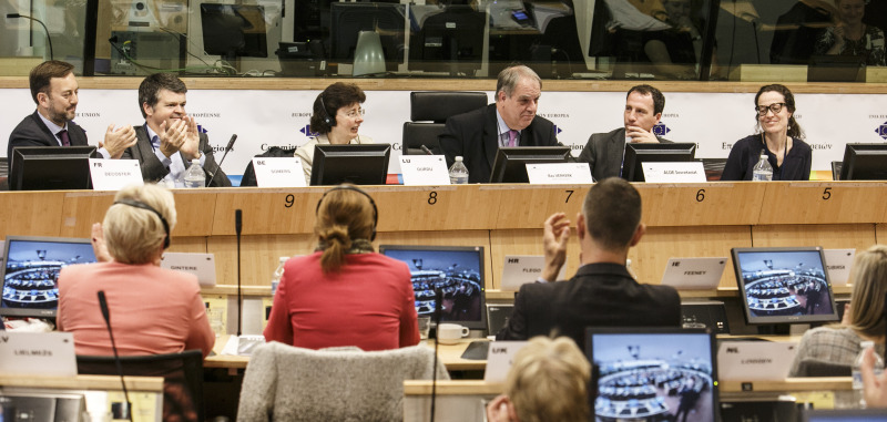 ALDE group photo, Bas Verkerk