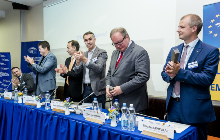 Bart Somers, Rokas Masiulis, Petras Austrevicius, Hans van Baalen, Simonas Gentvilas, ALDE Group in the European Committee of the Regions